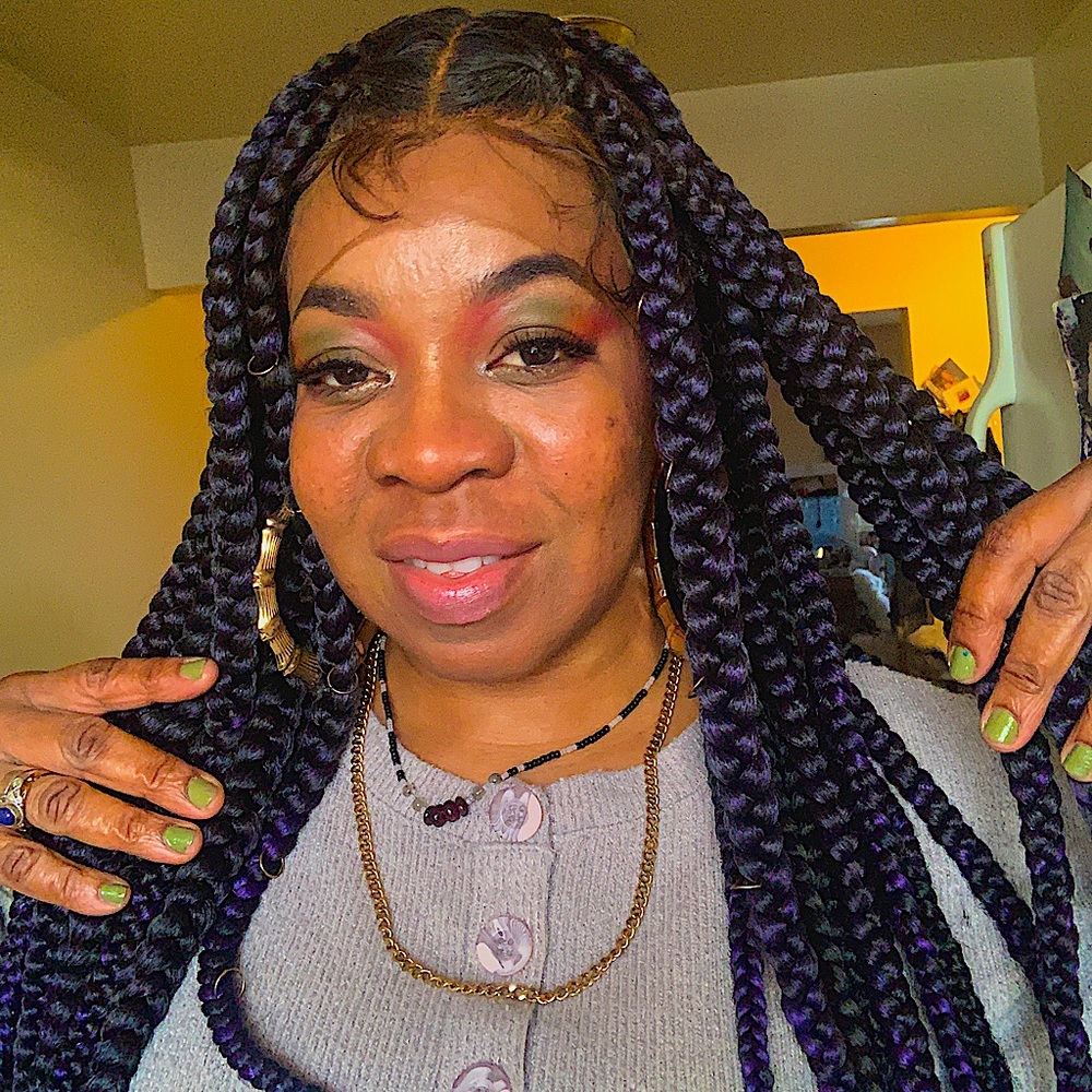 Braided full lace wig